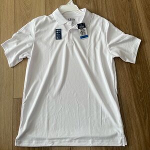 New Boys IZOD School Wear White Husky Collared Shirt Size Youth XL 18/20
